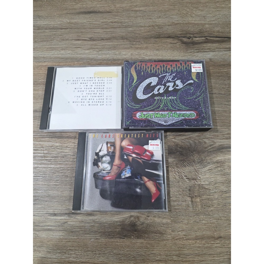 The Cars CD Lot Of 3 - Just What I Needed, Elektra, Greatest Hits